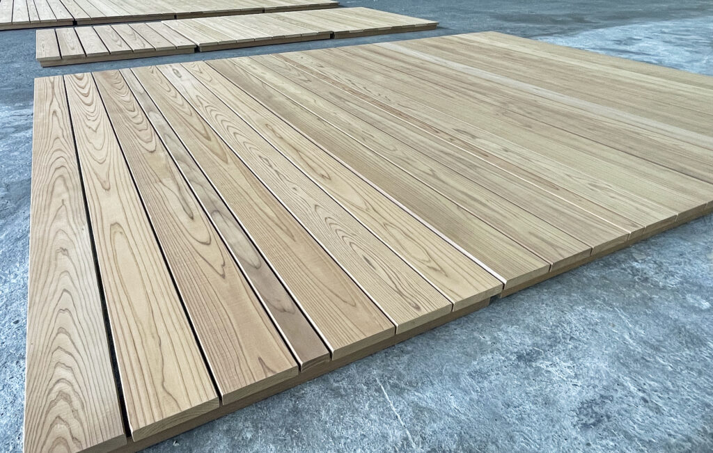 サウナ木材スノコ