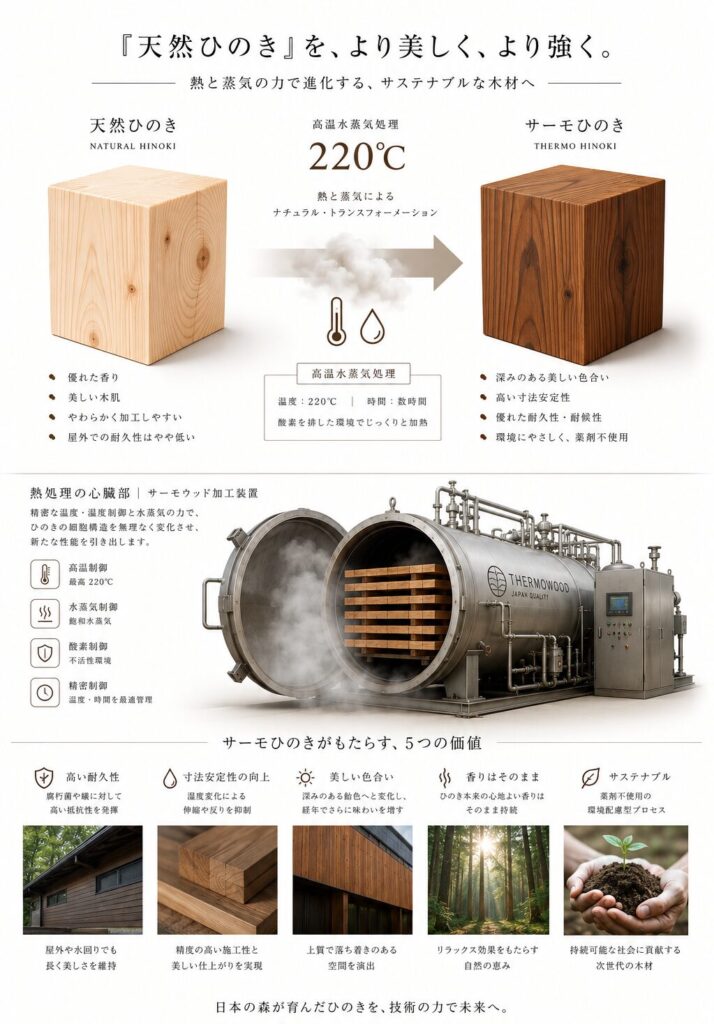 サーモひのきの特徴とメリット